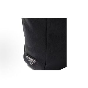 PRADA Prada Embossed Logo Minimalist Tote Bag Tote Bag Shopping Bag Tote Bag Tote Bag Regular Men's Black