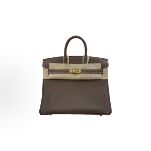 Hermès Birkin 25 - Gold Hardware - Women's - 18 Etoupe (Elephant Grey)