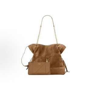 SAINT LAURENT YSL Jamie Lucky Bag Aged Bronze Hardware Tote Bag Tote Bag Shopping Bag Tote Bag Women's Cognac