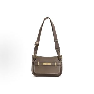 HERMES Jypsiere Gypsy Bag Crossbody Mini Women's Elephant Grey