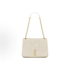 SAINT LAURENT YSL Jamie 4.3 Logo Bronze Accessories Shoulder Bag Medium Women's Vintage White