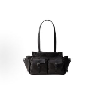 PRADA Metal Fittings Shoulder Bag Medium Women's Style