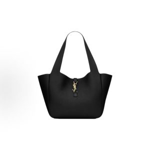 SAINT LAURENT YSL Le 5 A 7 loop closure BEA grained leather bag Tote bag Shopping bag Shoulder bag