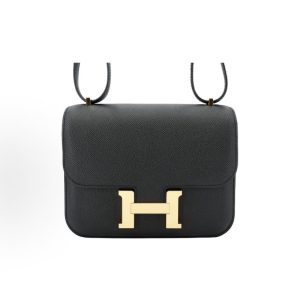 Hermès Constance Mini 19 - Gold Hardware - Women's - 89 Noir (Black)