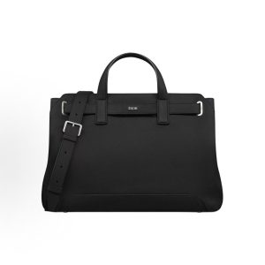 DIOR Normandie Brand Metal Logo Tote Bag Tote Bag Shopping Bag Shoulder Crossbody Bag Tote Bag Men's Black