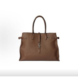 GUCCI Jackie Tote Bag Shopping Bag Tote Bag Large Women's Light Brown