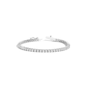 Lab Grown White Sapphire Tennis Bracelet - 6ct