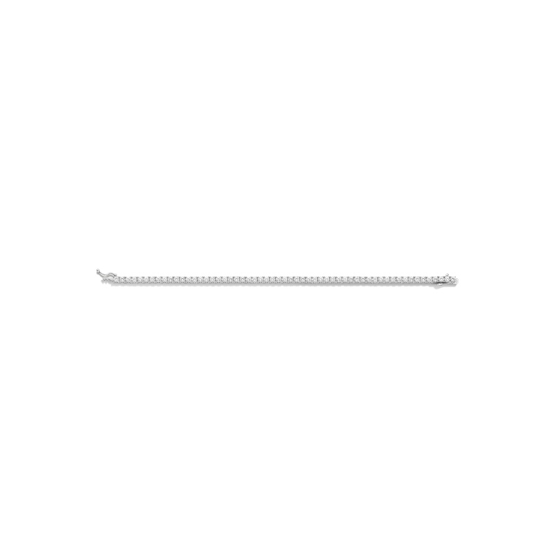 Lab Grown White Sapphire Tennis Bracelet - 图片 10