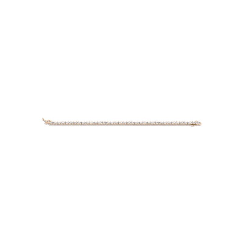 Lab Grown White Sapphire Tennis Bracelet - 图片 11