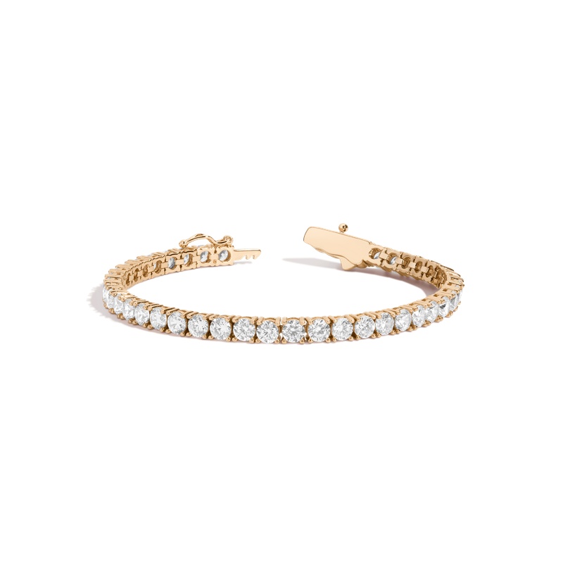 Lab Grown White Sapphire Tennis Bracelet - 图片 14