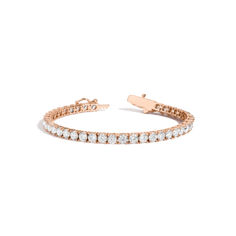 Lab Grown White Sapphire Tennis Bracelet - 图片 15