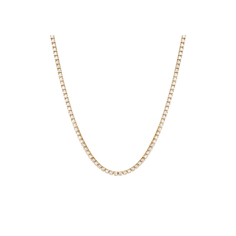 Classic Lab Grown Diamond Tennis Necklace - 图片 2