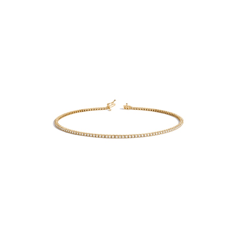 Classic Lab Grown Diamond Tennis Necklace - 图片 4