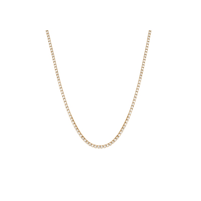 Classic Lab Grown Diamond Tennis Necklace - 图片 12