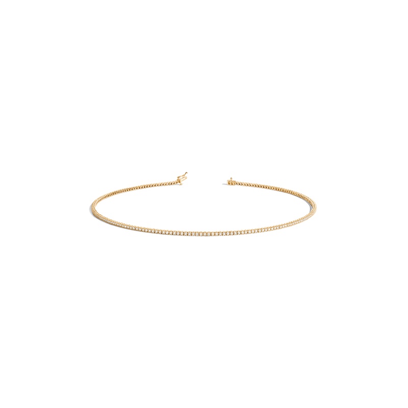 Classic Lab Grown Diamond Tennis Necklace - 图片 14