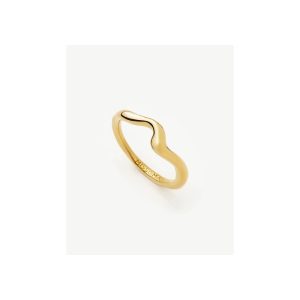 Molten Wave Stacking Ring | 18ct Gold Vermeil