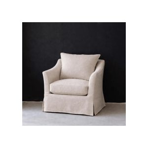 Belgian Slope Arm Slipcovered Chair