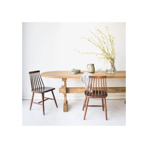 Reclaimed Wood Oval Monastery Dining Table