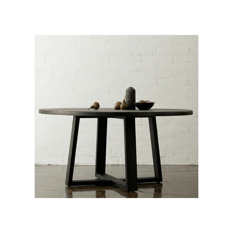 Reclaimed Oak Round Dining Table - 图片 3