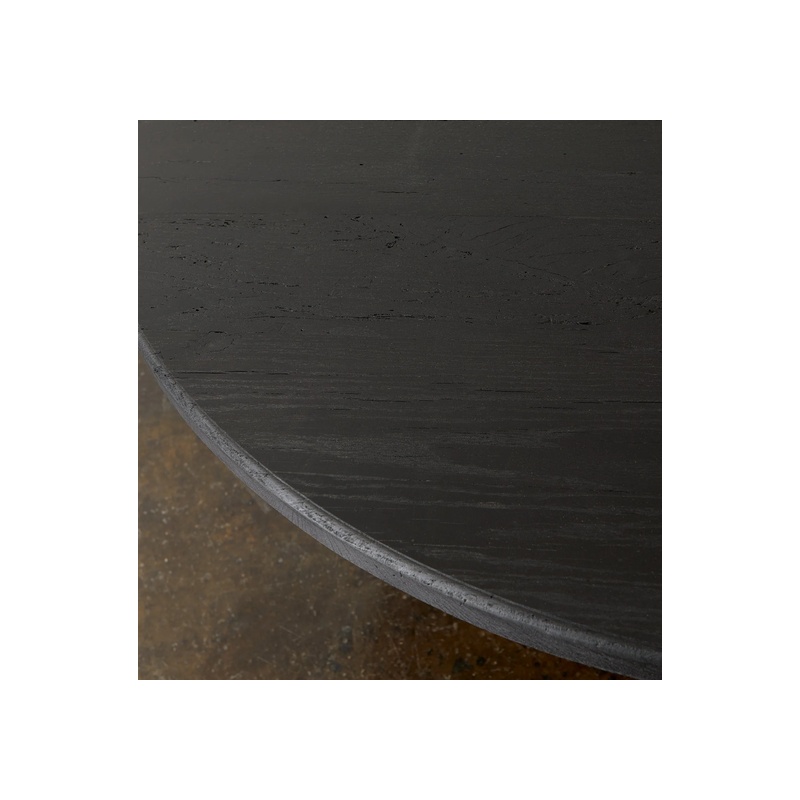 Reclaimed Oak Round Dining Table - 图片 5