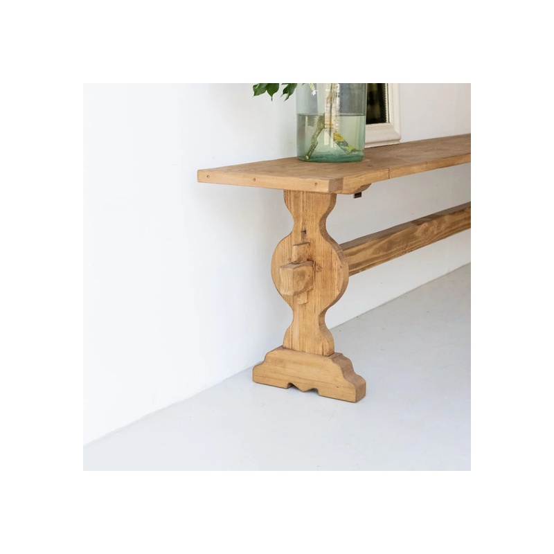 Reclaimed Wood Monastery Console - 图片 2