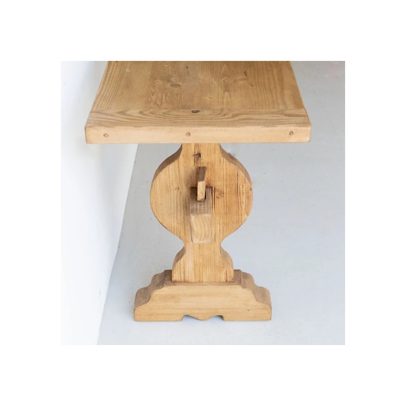 Reclaimed Wood Monastery Console - 图片 3