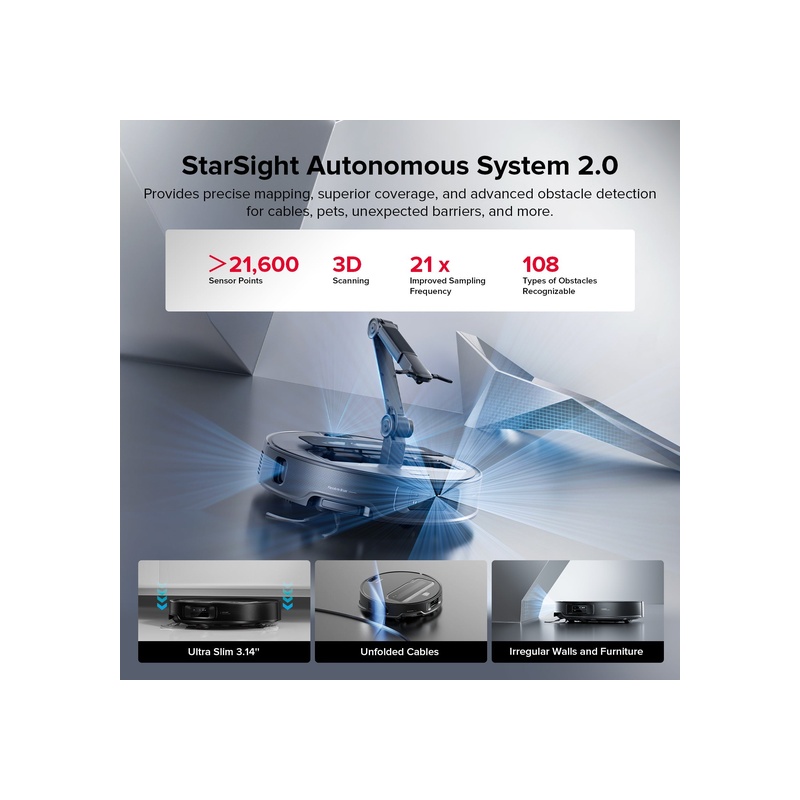 Roborock Saros Z70 Robot Vacuum with OmniGrip™ Mechanical Arm - 图片 5