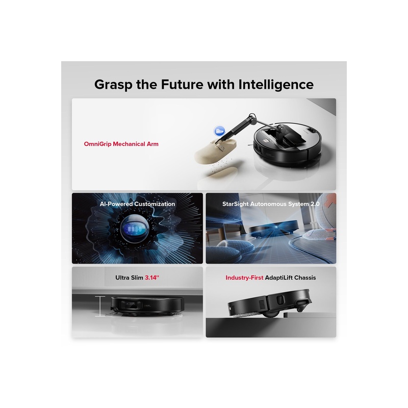 Roborock Saros Z70 Robot Vacuum with OmniGrip™ Mechanical Arm - 图片 13