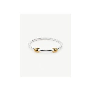 Lucy Williams Knot Hinged Bangle | Mixed Metal