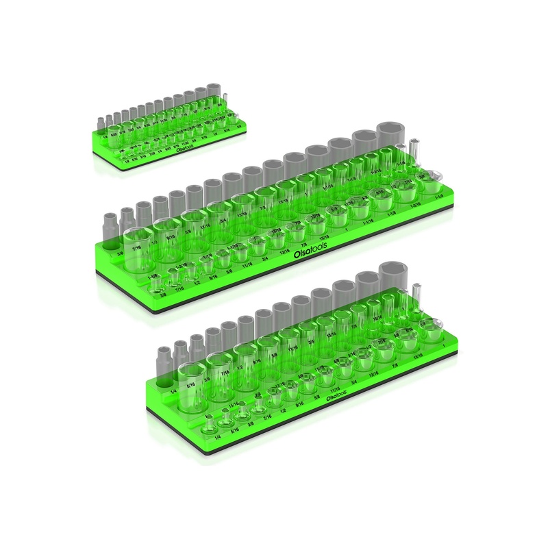 3-Row Magnetic Socket Holders - 图片 3
