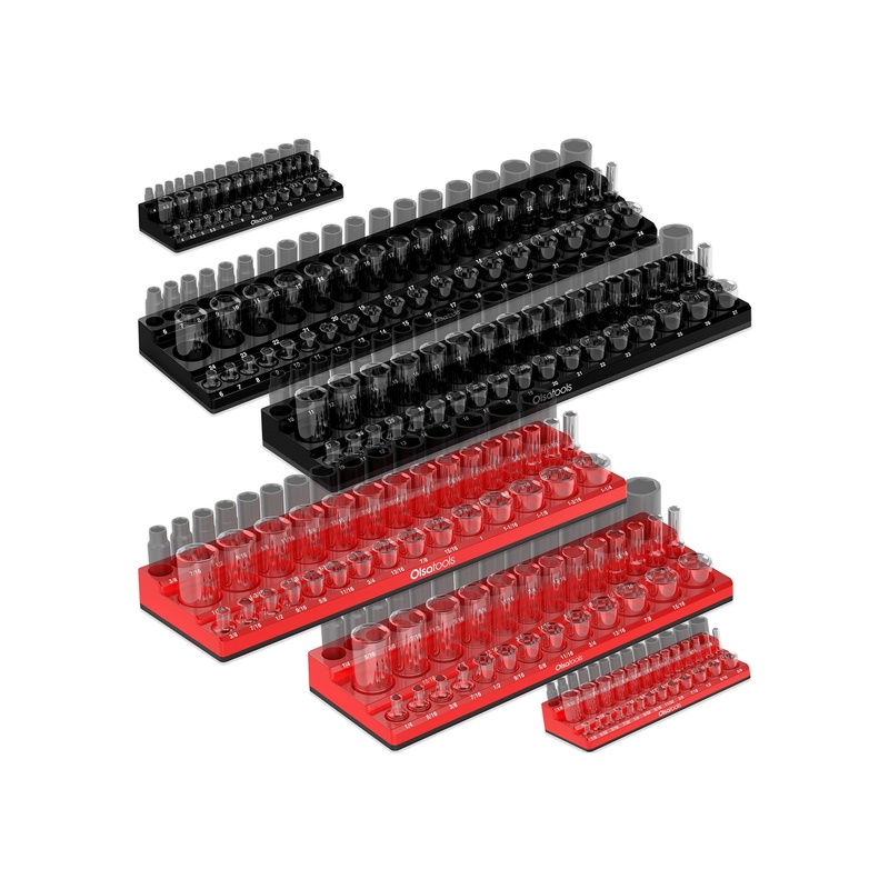 3-Row Magnetic Socket Holders - 图片 6
