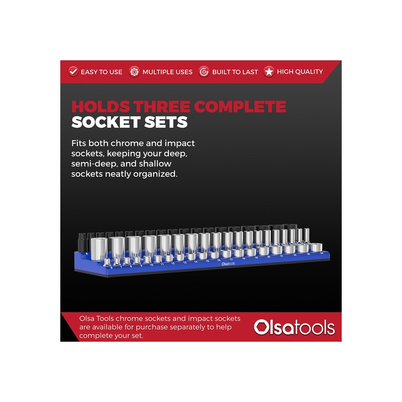 3-Row Magnetic Socket Holders - 图片 39