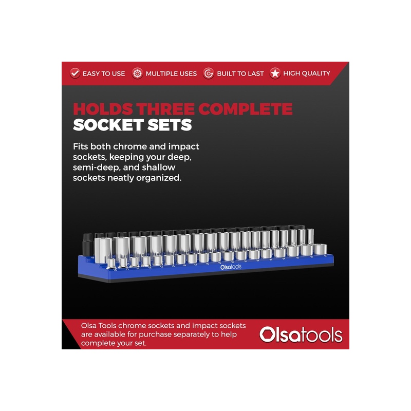 3-Row Magnetic Socket Holders - 图片 55