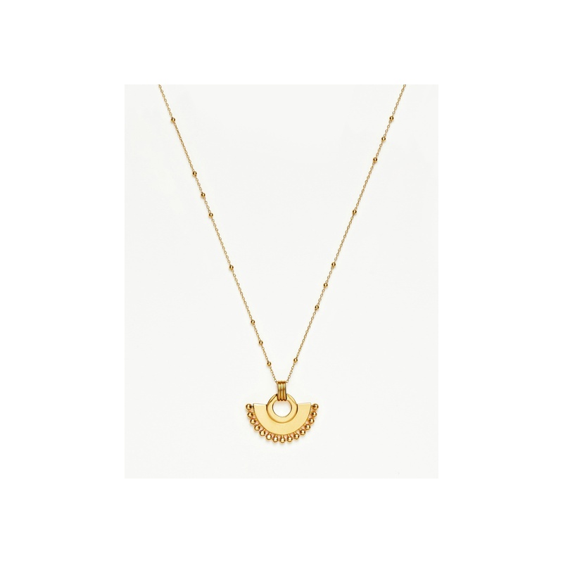 Zenyu Fan Necklace | 18ct Gold Plated
