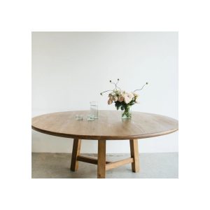 Reclaimed Wood Round Dining Table