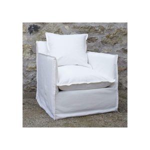 Chic Slipcovered Chair