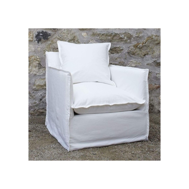 Chic Slipcovered Chair
