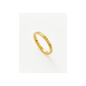 Interstellar Star Studded Stacking Ring | 18ct Gold Vermeil