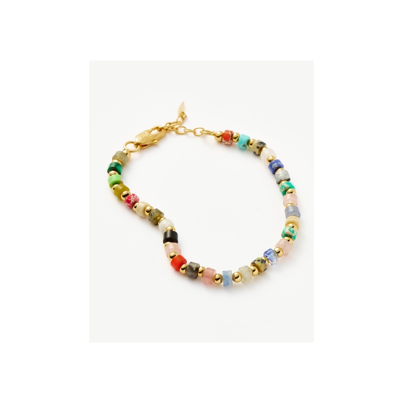 Beaded Bracelet | 18ct Gold Plated/Multi Beaded - 图片 5