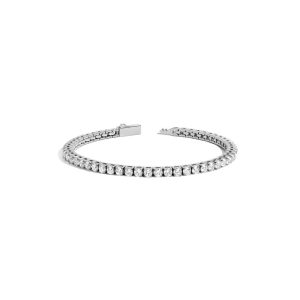 Unbreakable Lab Grown White Sapphire Tennis Bracelet