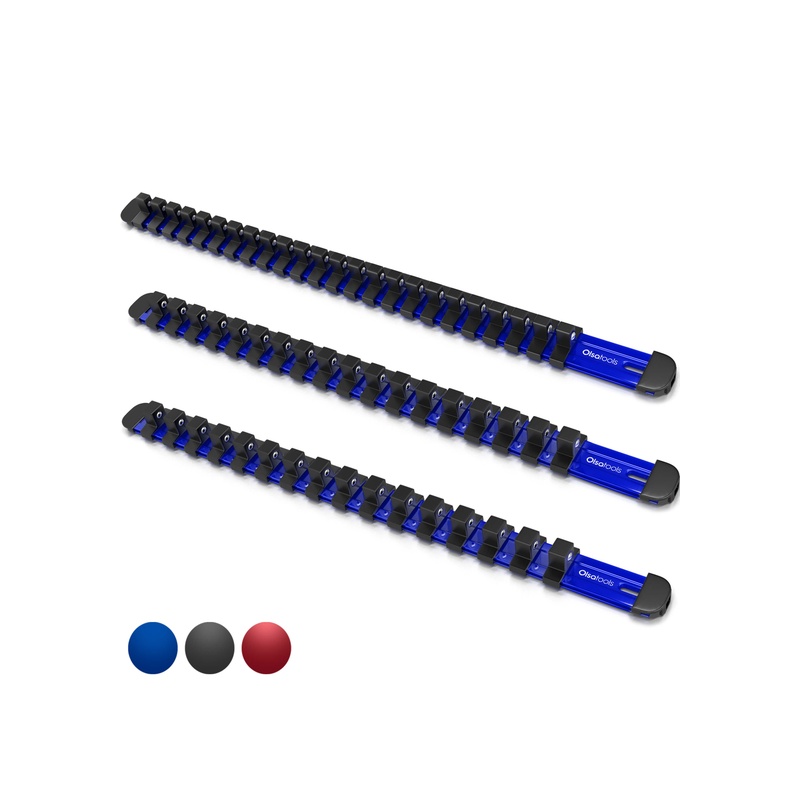 Aluminum Socket Organizer Rails with Locking End Caps - 图片 2