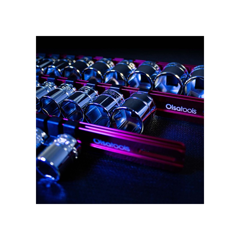 Aluminum Socket Organizer Rails with Locking End Caps - 图片 153