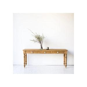 French Inspired Turned Leg Console