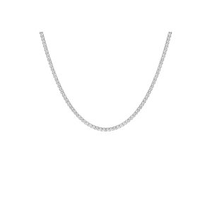 Unbreakable Lab Grown White Sapphire Tennis Necklace