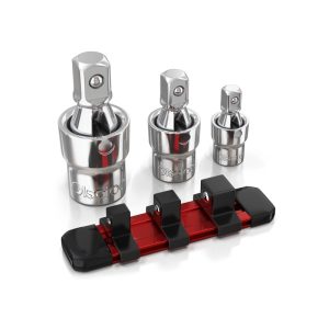 Universal Joint Set Socket Adapters 1/2", 3/8", and 1/4" Drive