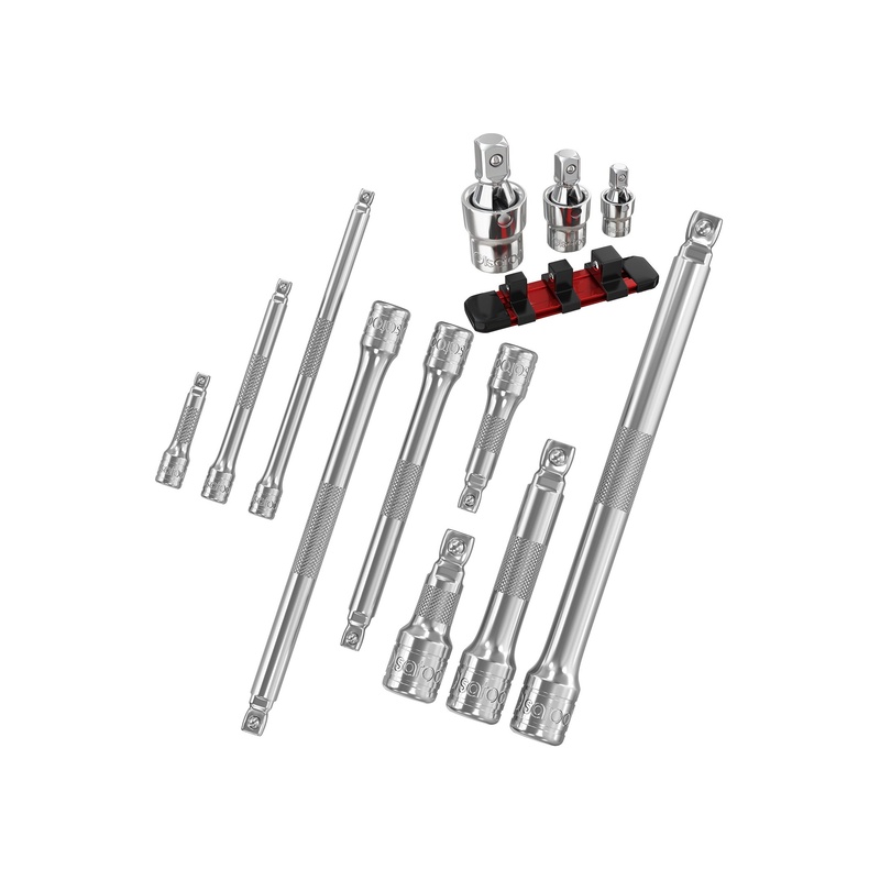 Universal Joint Set Socket Adapters 1/2", 3/8", and 1/4" Drive - 图片 4