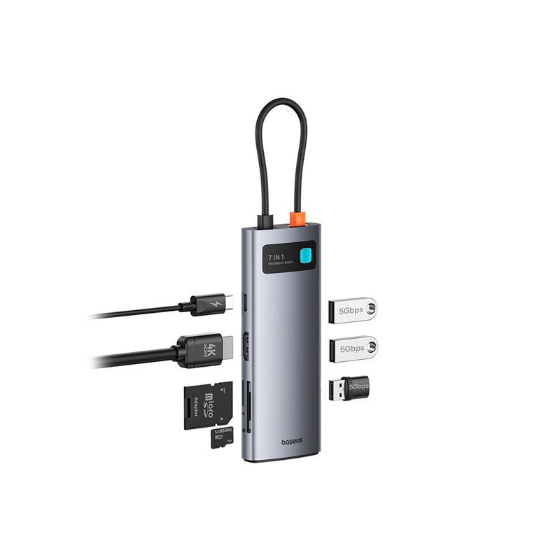 Baseus Joystar 7 in 1 USB-C Hub - 图片 6