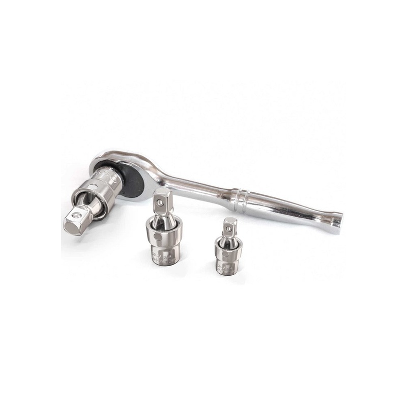 Universal Joint Set Socket Adapters 1/2", 3/8", and 1/4" Drive - 图片 8