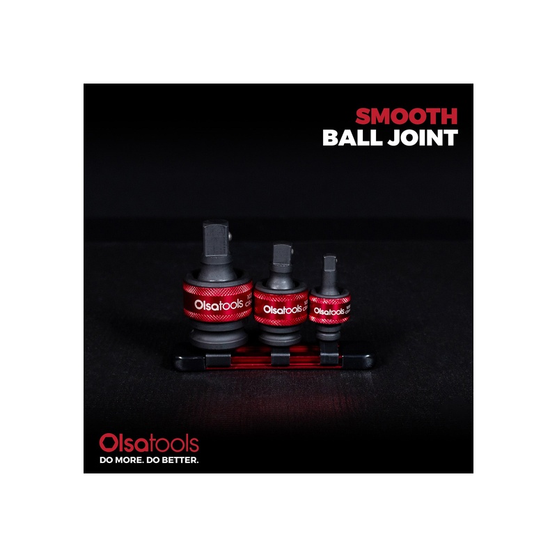 Universal Joint Set Socket Adapters 1/2", 3/8", and 1/4" Drive - 图片 22