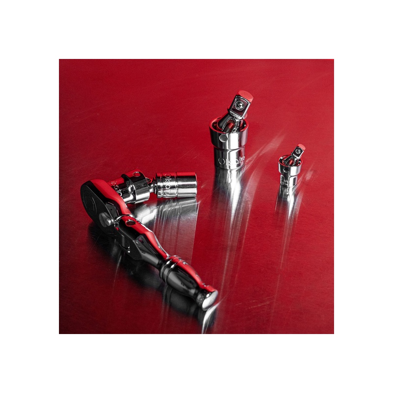 Universal Joint Set Socket Adapters 1/2", 3/8", and 1/4" Drive - 图片 28
